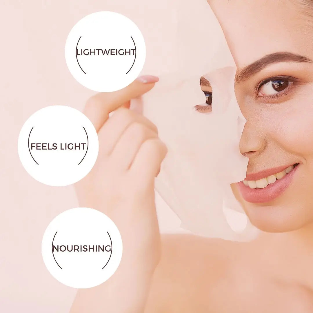 eelhoe Bio-Collagen Facial Mask - 5pcs Deep Moisturizing & Anti-Aging Hydrogel Masks